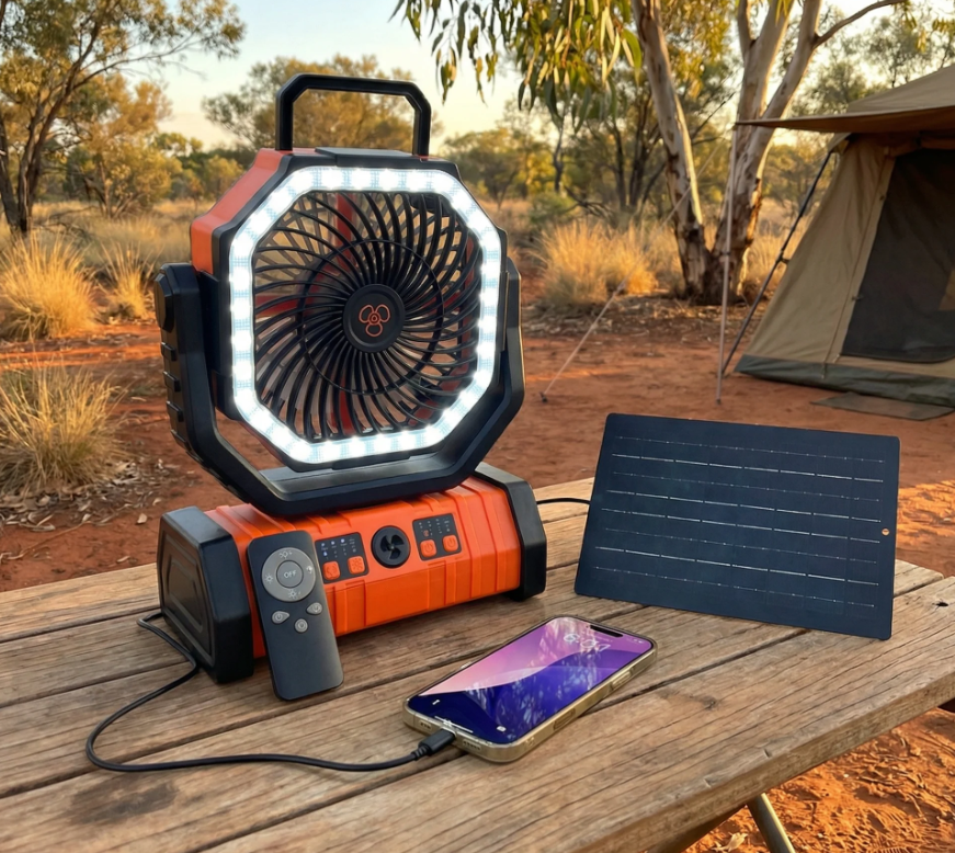 Campnes Portable Solar Fan