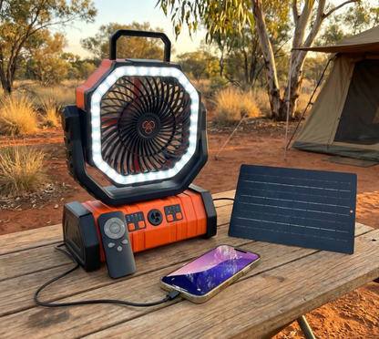 Campnes Portable Solar Fan