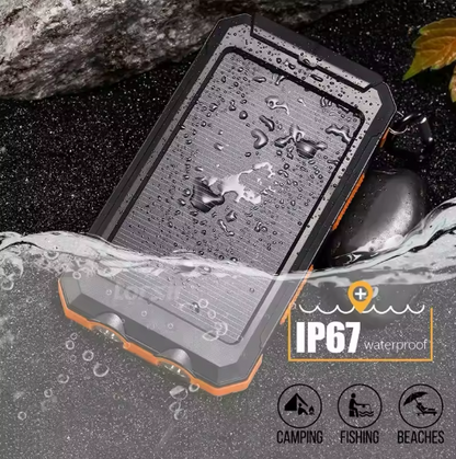 Campnes Solar Power Bank with Flashlight